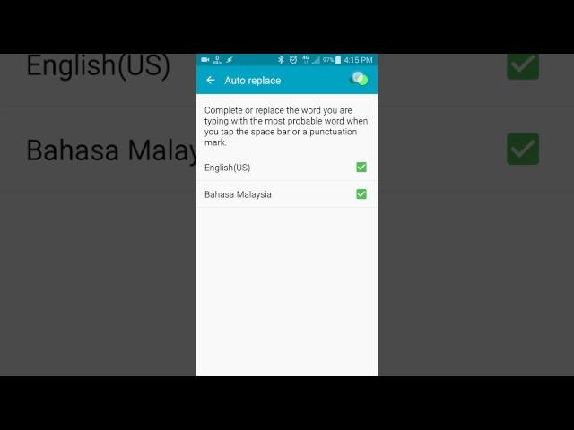 How to disable keyboard auto correct for Samsung Galaxy Note 4