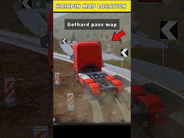 gothard pass map location map Truckers of Europe 3