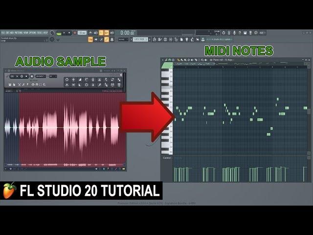 How To Convert Audio To Midi In FL Studio 20