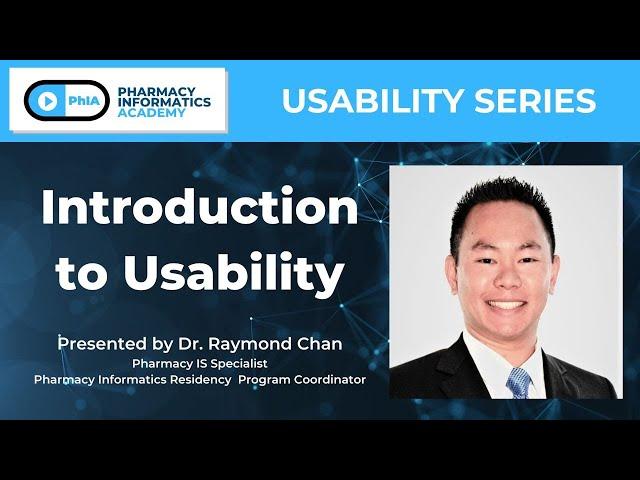 Usability Series - Introduction to Usability | Dr. Raymond Chan