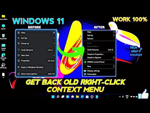 How To Enable Old Right-Click Context Menu Back on Windows 11