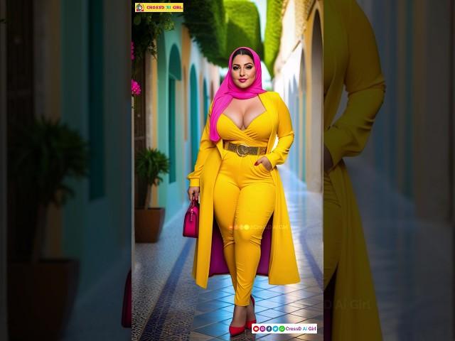 Eid Special: AI Model Lookbook - Stunning Muslim Girl Fashion Photoshoot | Eid Mubarak |Picnic Style