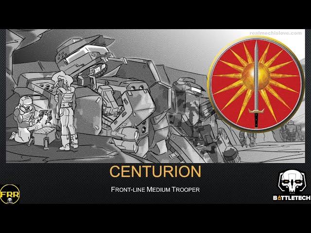 Battletech's Centurion, the Unreliable Trooper of the FedSuns!