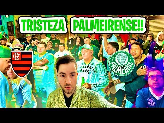 REAÇÃO DA TORCIDA DO PALMEIRAS COM A DERROTA PARA O FLAMENGO/ Flamengo 2 x 0 Palmeiras