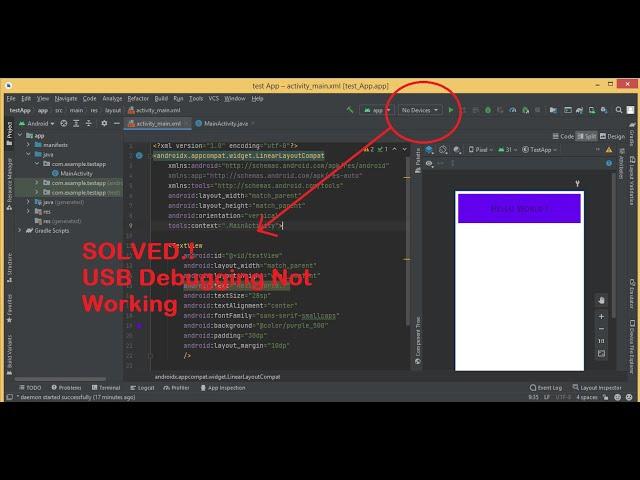 Lecture 3,Physical Device not Connecting android Studio solved in Urdu