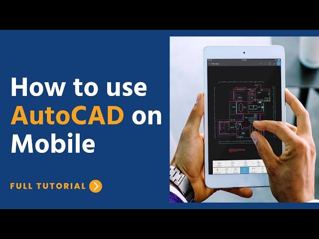 How to use AutoCAD on Mobile || AutoCAD Mobile App Full Tutorial