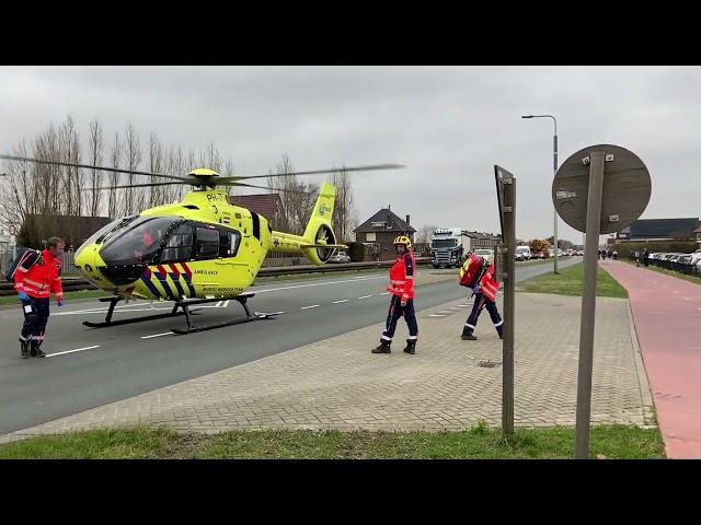 Nieuweweg tijdje afgezet vanwege traumahelikopter