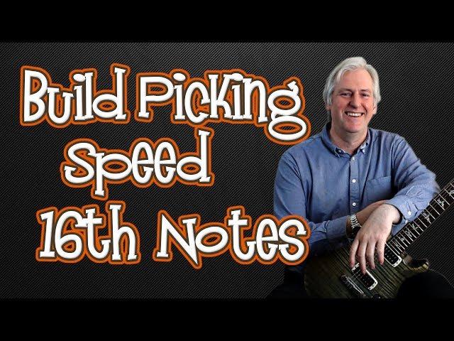 Fast Fingerpicking 16th Notes - Building up the guitar technique