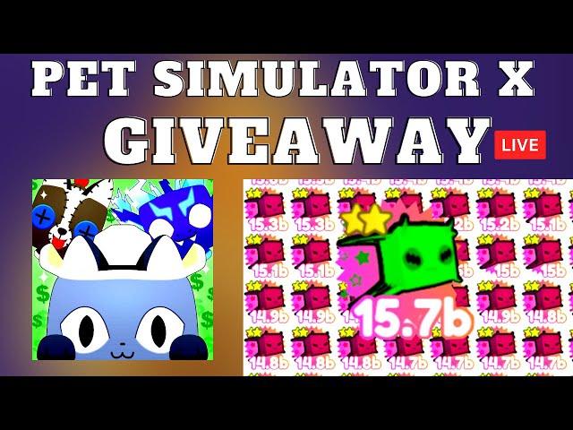 Pet simulator X LEGENDARY GIVEAWAY | Roblox Owlzo LIVE