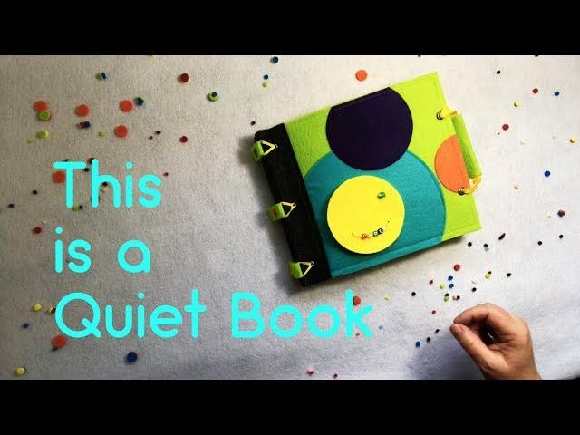 TinyFeats Quiet Book for 1 Year Old - Best First Birthday Present