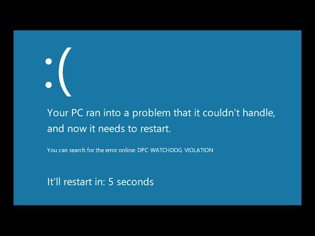 How to Fix DPC Watchdog Violation BSOD on Asus X99E-10G WS