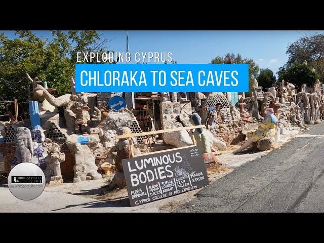 Chloraka to Sea Caves, October 2021. Cyprus 4K Footage