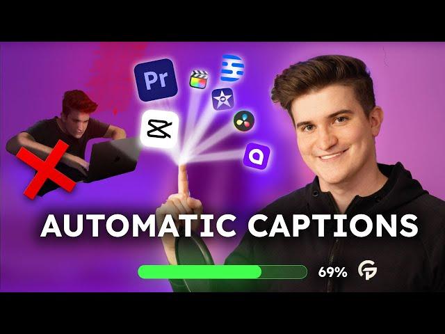 Stop Writing Captions Manually | AUTOMATIC Subtitle Tutorial [All Tools]