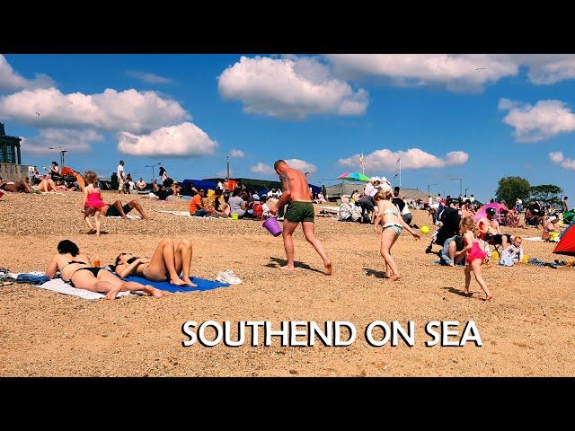 Southend On Sea Beach Walk | Southend On Sea England Hot Sunny Day Walk