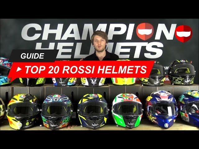 Top 20 Valentino Rossi Helmets - ChampionHelmets.com