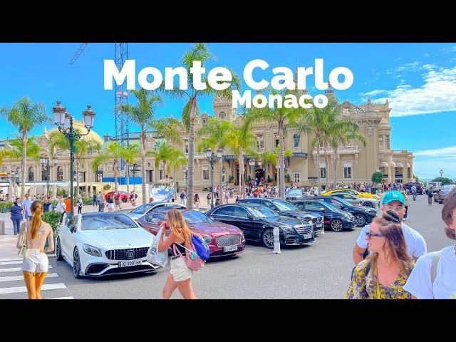 Monte Carlo, Monaco   - High-End Luxury Playground - 4K HDR Walking Tour