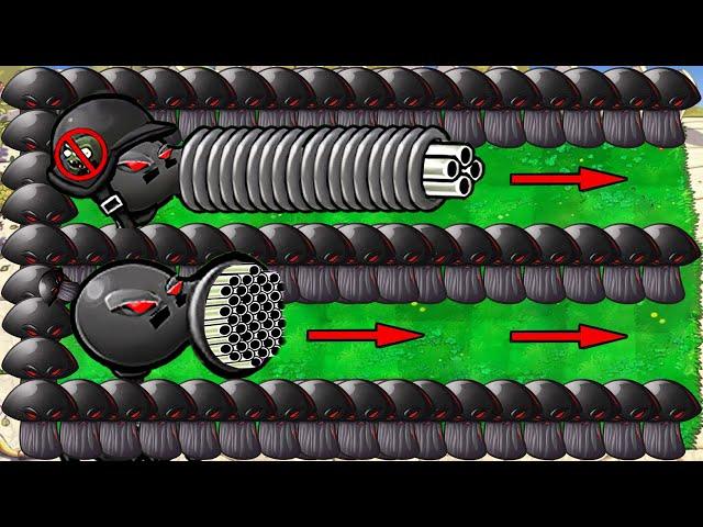 Doom Gatling vs Doom Repeater vs Doom Shroom vs Dr.Zomboss Giga - Plants vs Zombies Hack