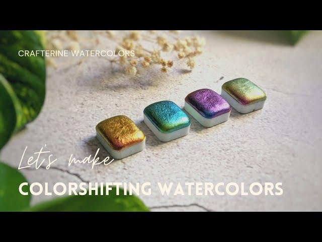 Colorshift Watercolors [Ultrashifts] | Super Shifters | How to make Watercolors at Home