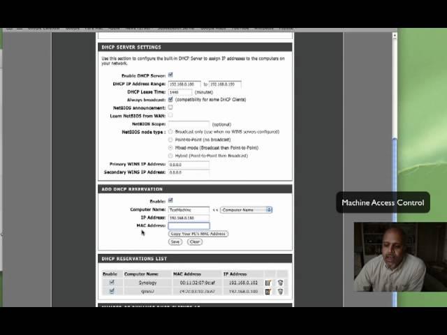 Dlink DIR-655 dhcp reservation tutorial