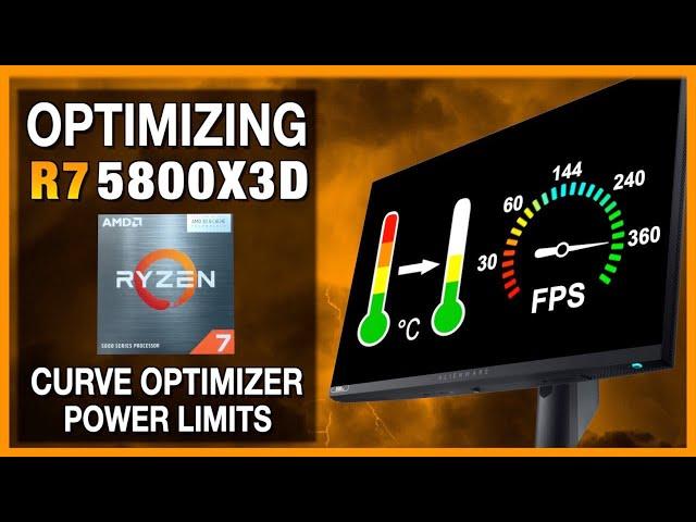 Optimizing Ryzen 7 5800X3D - Higher performance, Lower temperature | Undervolting | Curve Optimizer