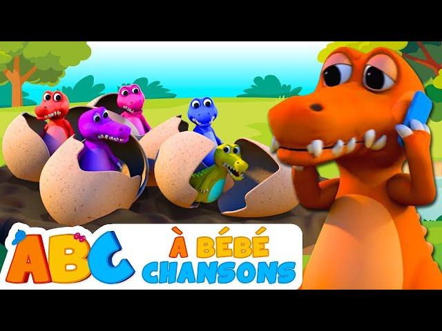 Cinq Petits Crocodiles | Ah les crocodiles | Comptines pour Bébé | ABC Chansons