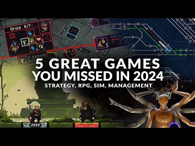 5 GREAT GAMES YOU MISSED IN 2024 (Strategy, Tactics, Simulation, Management)