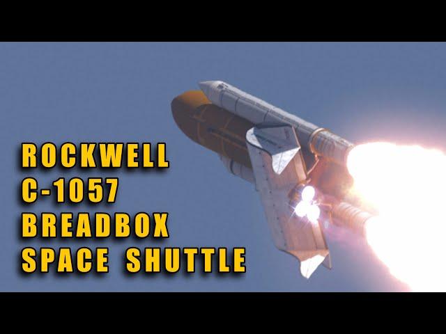 Rockwell C-1057 "Breadbox" Space Shuttle Concept