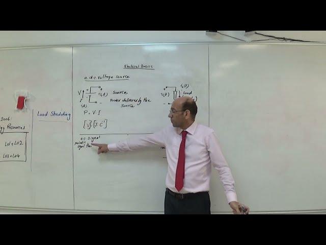 Convention on Voltage Sources and Loads, Definition of AC and DC Signals, 24th July 2022