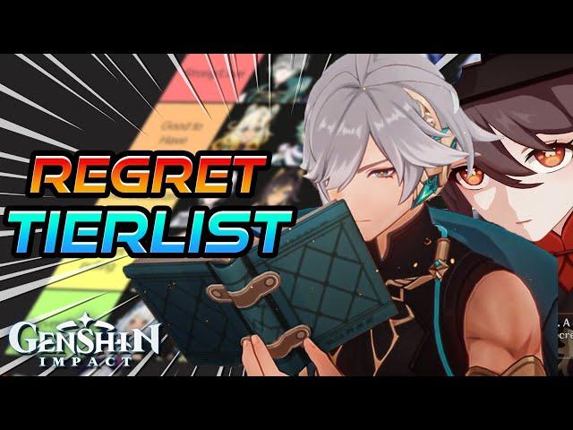 I WOULD REFUND THEM... Genshin Regret Pulling Tier list