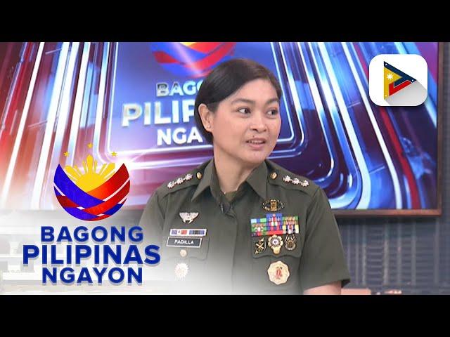 Panayam kay AFP spokesperson Col. Francel Margareth Padilla