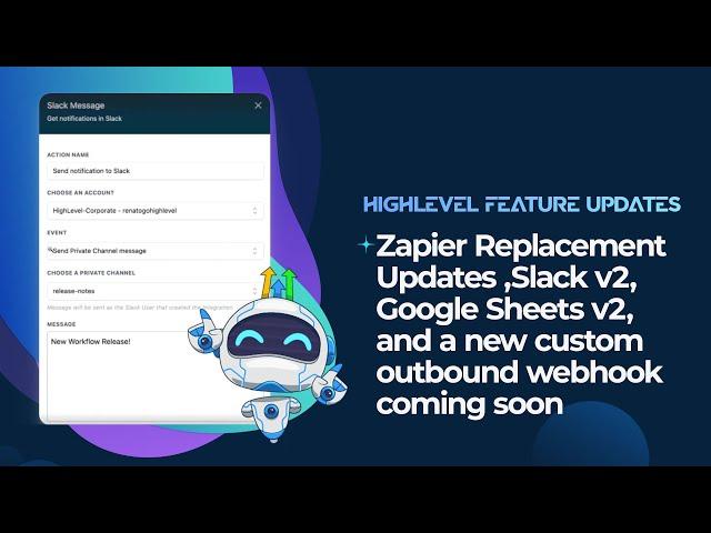 Zapier Replacement Updates Slack v2, Google Sheets v2, and a new custom outbound webhook coming soon