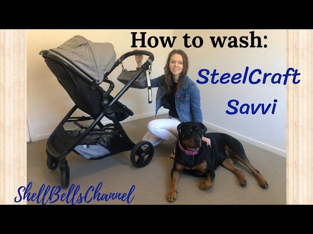 How to wash a SteelCraft Savvi pram!