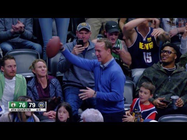 Peyton Manning Shows He Can Still Throw It Deep During Nuggets Game