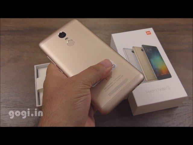 Xiaomi Redmi Note 3 retail version unboxing