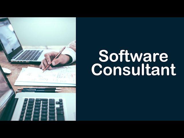 What's a Software Consultant?