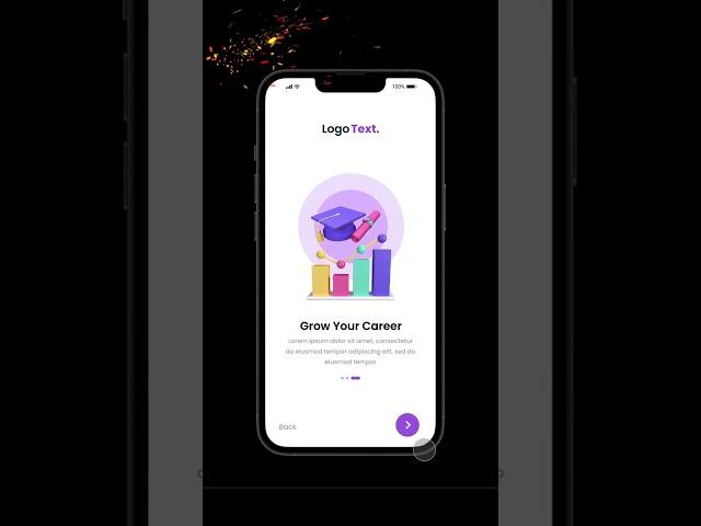 Splash screen animation in figma Easy Tutorial #figma #viral #animation #figmadesign #youtubeshorts