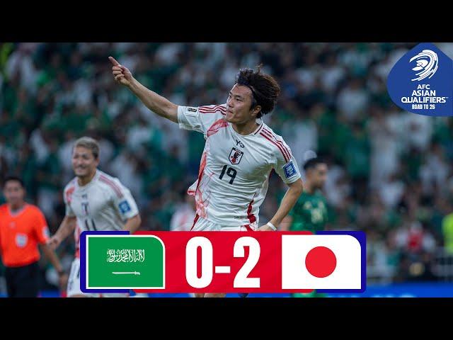 Japan continues perfect start | Saudi Arabia - Japan | Highlights | #AsianQualifiers - Road To 26