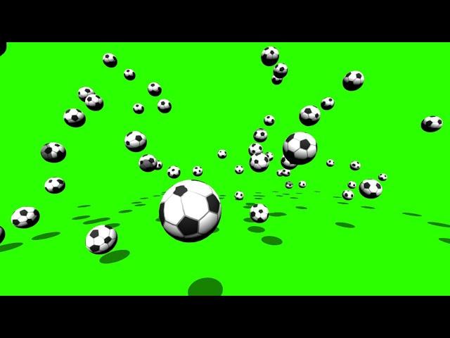 Soccer Balls #1 / Green Screen - Chroma Key