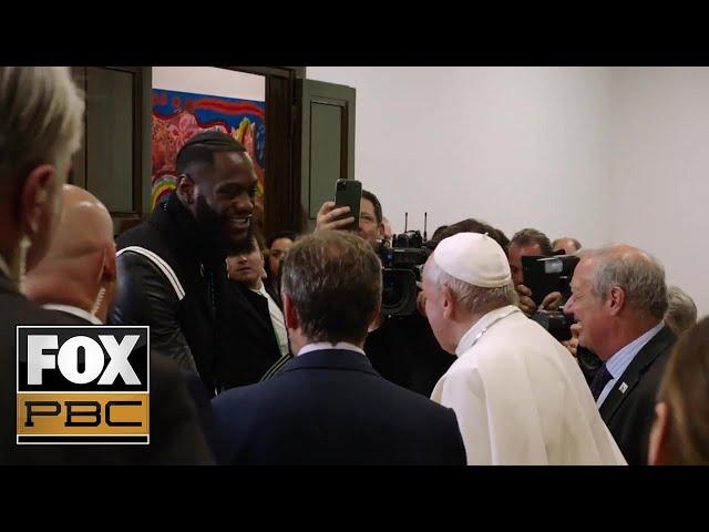 Deontay Wilder tours the Colosseum, meets Pope Francis | PBC ON FOX