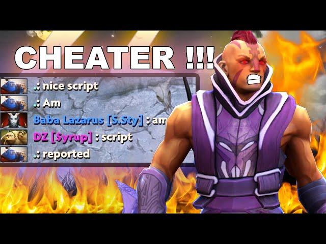 Dota 2 Cheater Busted - Anti-Mage with FULL PACK OF SCRIPTS !!!