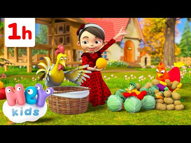 El pollito  | Canciones con Animales para Niños | HeyKids - Canciones infantiles