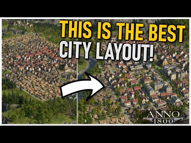 The BEST CITY LAYOUT in Anno 1800 | 10x10 Layout Guide & Stamps