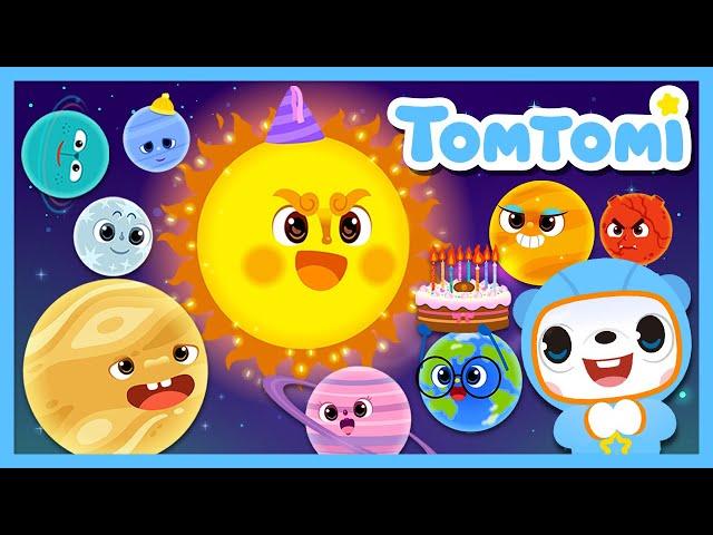 The Solar System Song🪐 | Find the Missing Planets at the Sun's Birthday Party! | Kid Song | TOMTOMI