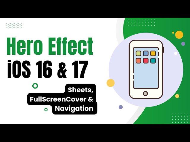 SwiftUI: Universal Hero Effect | iOS 16 & iOS 17 | Xcode