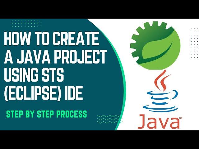 How to Create a Java Project Using STS(Spring Tool Suite) IDE