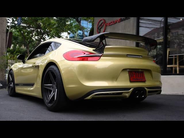 First Fi Exhaust for Porsche Cayman 981 by Redline Auto