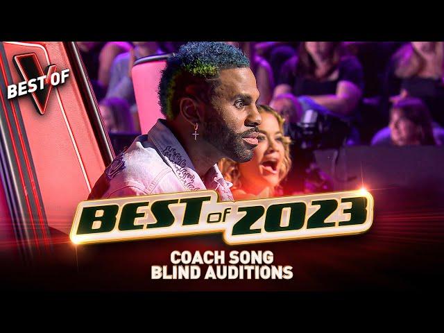 Coaches in SHOCK when hearing their OWN SONGS on The Voice 2023 | Best of 2023