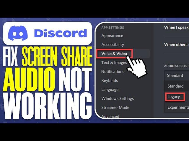 How To Fix Screen Share Audio Not Working On Discord (2025)