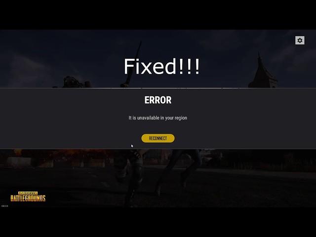It is unavailable in your region PUBG Lite PC SOLVED!!!
