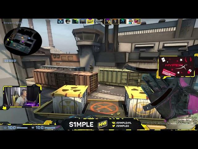 s1mple plays matchmaking on train with 36 kills